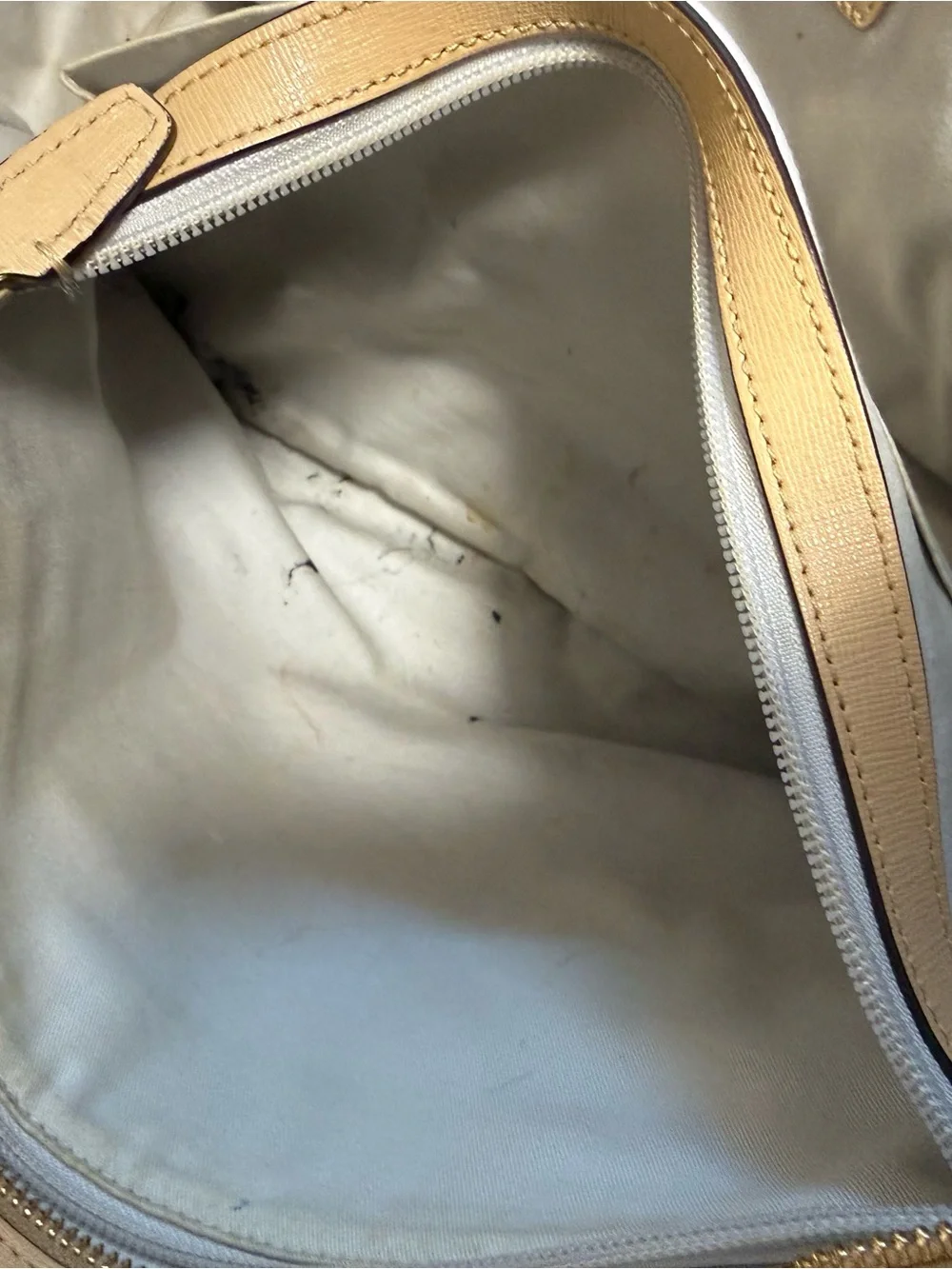 Coach Tan Leather Tote with Dual Straps